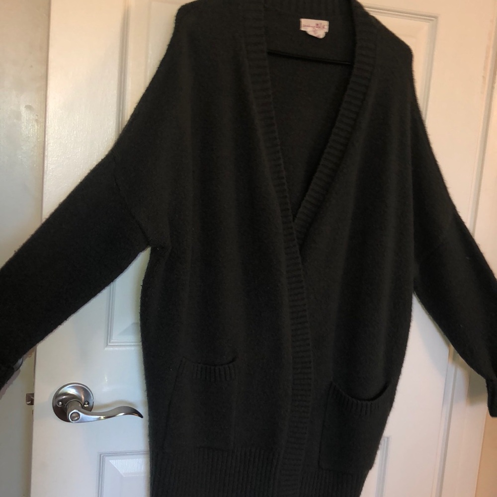 Long Dark Green Cardigan